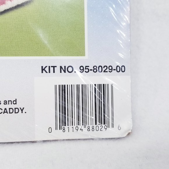 Vtg. Plastic Canvas Christmas Coasters & Caddy-New - Picture 5 of 7